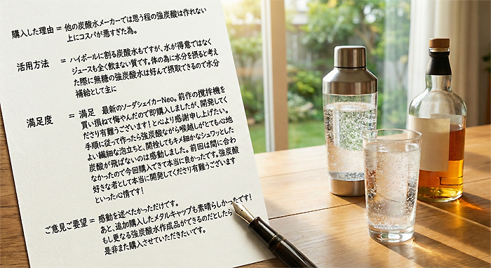 最強炭酸水「ソーダシェイカーNeo」